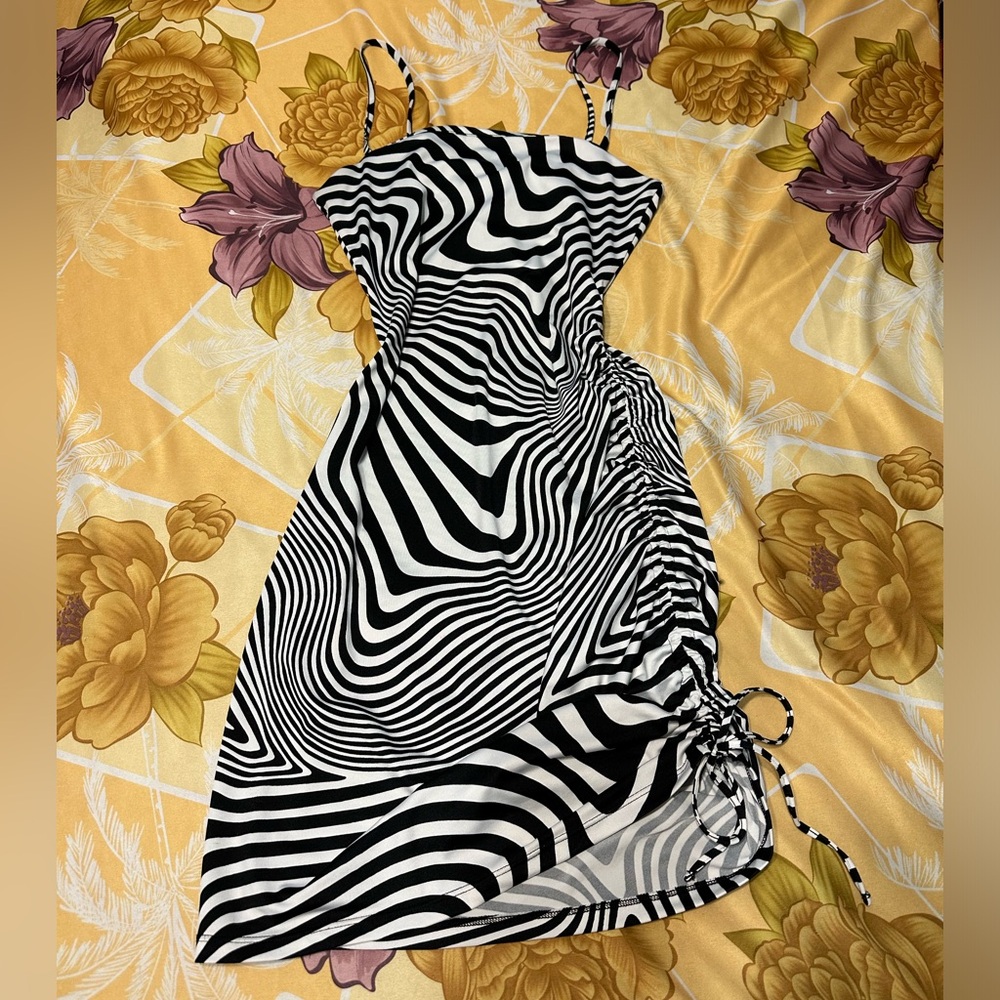H&M draped slip dress